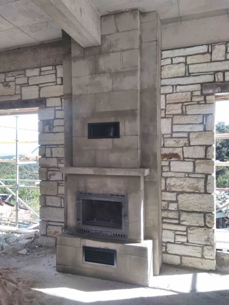 Düz Duvar Klasik İzmir Şömine